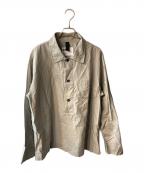 MHLエムエイチエル）の古着「WA-SHI COTTON POPLIN SHIRT」｜グレー