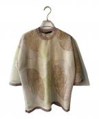 muller of yoshiokuboミュラーオブヨシオクボ）の古着「ラメニット」｜ブラウン