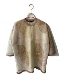 muller of yoshiokubo（ミュラーオブヨシオクボ）の古着「ラメニット」｜ブラウン