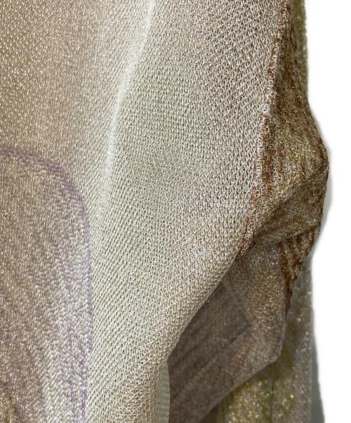 muller of yoshiokubo（ミュラーオブヨシオクボ）muller of yoshiokubo (ミュラーオブヨシオクボ) ラメニット ブラウン サイズ:freeの古着・服飾アイテム