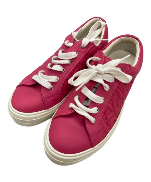 Salvatore Ferragamo（サルヴァトーレ フェラガモ）Salvatore Ferragamo (サルヴァトーレ フェラガモ) スニーカー ピンク サイズ:6の古着・服飾アイテム