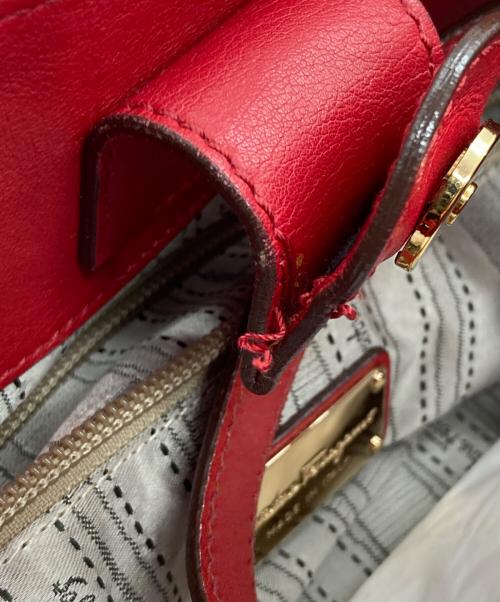 Salvatore Ferragamo（サルヴァトーレ フェラガモ）Salvatore Ferragamo (サルヴァトーレ フェラガモ) 2WAYショルダーバッグ レッドの古着・服飾アイテム