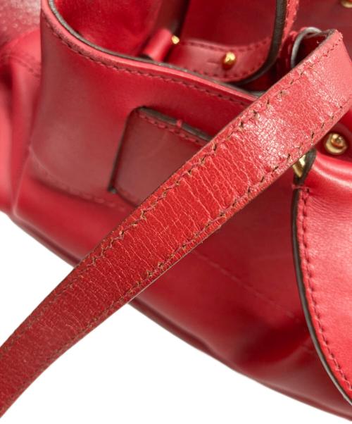 Salvatore Ferragamo（サルヴァトーレ フェラガモ）Salvatore Ferragamo (サルヴァトーレ フェラガモ) 2WAYショルダーバッグ レッドの古着・服飾アイテム