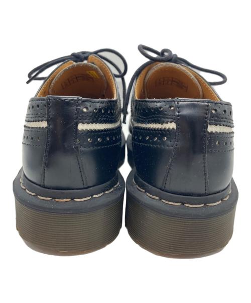 Dr.Martens（ドクターマーチン）Dr.Martens (ドクターマーチン) 10458 バイカラーウィングチップシューズ ブラック×ホワイト サイズ:UK 6の古着・服飾アイテム
