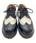 中古・古着 Dr.Martens (ドクターマーチン) 10458 バイカラーウィングチップシューズ ブラック×ホワイト サイズ:UK 6：5000円