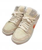 NIKEナイキ）の古着「WMNS AIR JORDAN 1 MID SE」｜アイボリー
