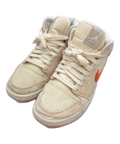 NIKE（ナイキ）NIKE (ナイキ) WMNS AIR JORDAN 1 MID SE アイボリー サイズ:24.5㎝の古着・服飾アイテム