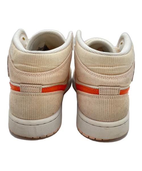 NIKE（ナイキ）NIKE (ナイキ) WMNS AIR JORDAN 1 MID SE アイボリー サイズ:24.5㎝の古着・服飾アイテム