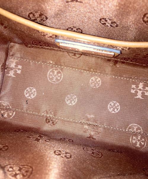 TORY BURCH（トリーバーチ）TORY BURCH (トリーバーチ) THEA WEB MINI SATCHEL ブラウンの古着・服飾アイテム