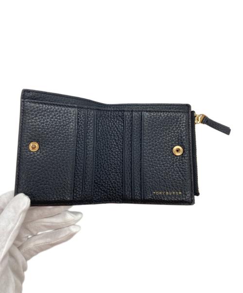 TORY BURCH（トリーバーチ）TORY BURCH (トリーバーチ) 2つ折り財布 ブラックの古着・服飾アイテム