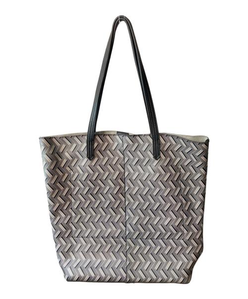 MICHEL KLEIN（ミッシェルクラン）MICHEL KLEIN (ミッシェルクラン) トートバッグ【ジオメトリックパターン】 グレーの古着・服飾アイテム