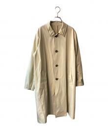 EDIFICE（エディフィス）の古着「LIMONTA EASTオーバーサイズステンカラーコート」｜ベージュ