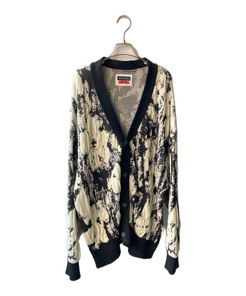 MAISON SPECIAL（メゾンスペシャル）MAISON SPECIAL (メゾンスペシャル) アブストラクトブリスタージャガードプライムオーバーニット ホワイト×ブラック サイズ:2の古着・服飾アイテム