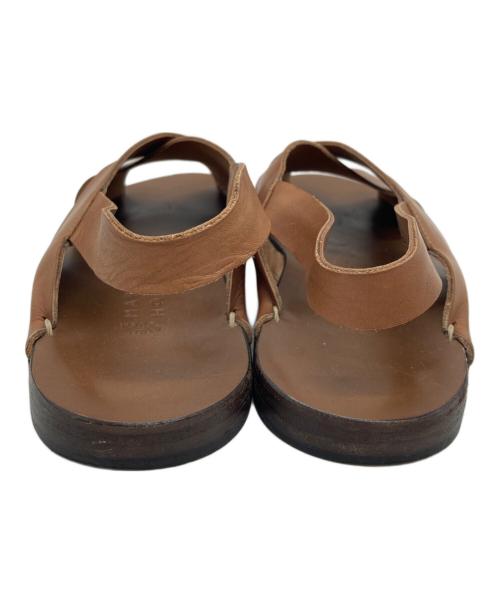 MARGARET HOWELL（マーガレットハウエル）MARGARET HOWELL (マーガレットハウエル) レザーサンダル ブラウン サイズ:38の古着・服飾アイテム