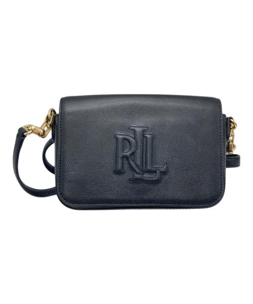 LAUREN RALPH LAUREN（ローレンラルフローレン）LAUREN RALPH LAUREN (ローレンラルフローレン) ショルダーバッグ ブラックの古着・服飾アイテム
