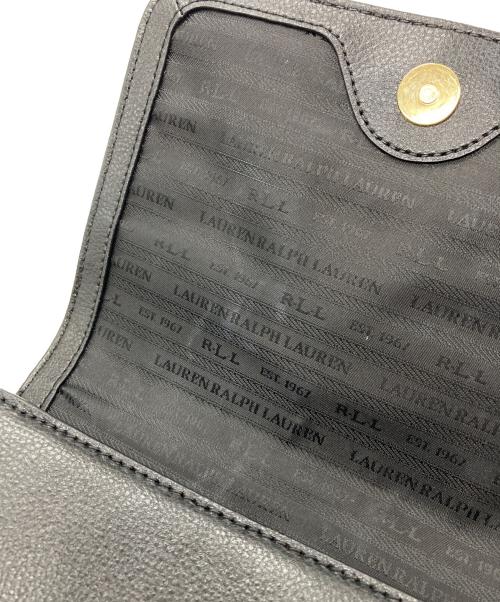 LAUREN RALPH LAUREN（ローレンラルフローレン）LAUREN RALPH LAUREN (ローレンラルフローレン) ショルダーバッグ ブラックの古着・服飾アイテム