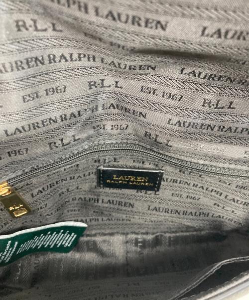 LAUREN RALPH LAUREN（ローレンラルフローレン）LAUREN RALPH LAUREN (ローレンラルフローレン) ショルダーバッグ ブラックの古着・服飾アイテム
