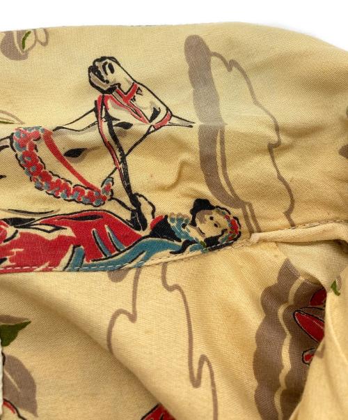 ALOHA McCOY（アロハ マッコイ）ALOHA McCOY (アロハ マッコイ) アロハシャツ ベージュ サイズ:Mの古着・服飾アイテム