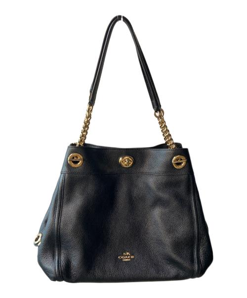 COACH（コーチ）COACH (コーチ) ハンドバッグ ブラックの古着・服飾アイテム