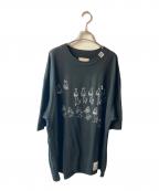 Maison MIHARA YASUHIROメゾン ミハラ ヤスヒロ）の古着「ダックプリントTシャツ」｜ブラック