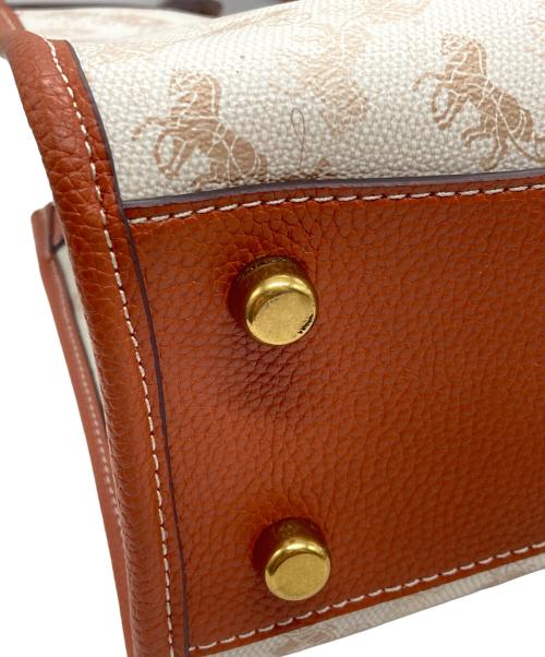 COACH（コーチ）COACH (コーチ) フィールド トート 22 ウィズ ホース アンド キャリッジ プリント アンド キャリッジ バッジ ブラウンの古着・服飾アイテム