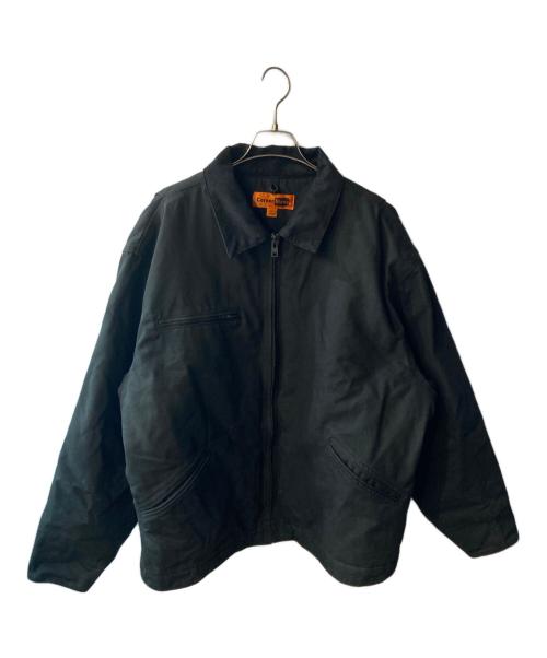 corner stone（コーナー ストーン）Corner Stone (コーナー ストーン) ダック地ジャケット ブラック サイズ:XLの古着・服飾アイテム