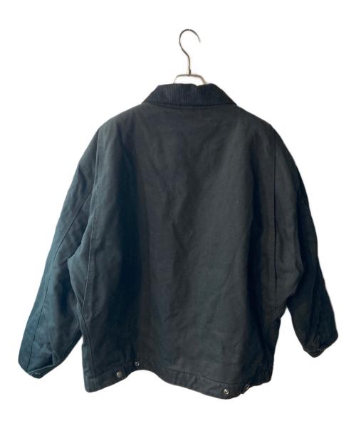 corner stone（コーナー ストーン）Corner Stone (コーナー ストーン) ダック地ジャケット ブラック サイズ:XLの古着・服飾アイテム