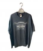 HARLEY-DAVIDSON×Hanes BEEFYハーレーダビッドソン×ヘインズビーフィー）の古着「Tシャツ」｜ブラック