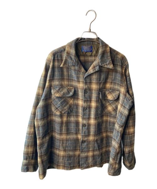 PENDLETON（ペンドルトン）PENDLETON (ペンドルトン) ウールチェックシャツ ブラウン サイズ:XLの古着・服飾アイテム