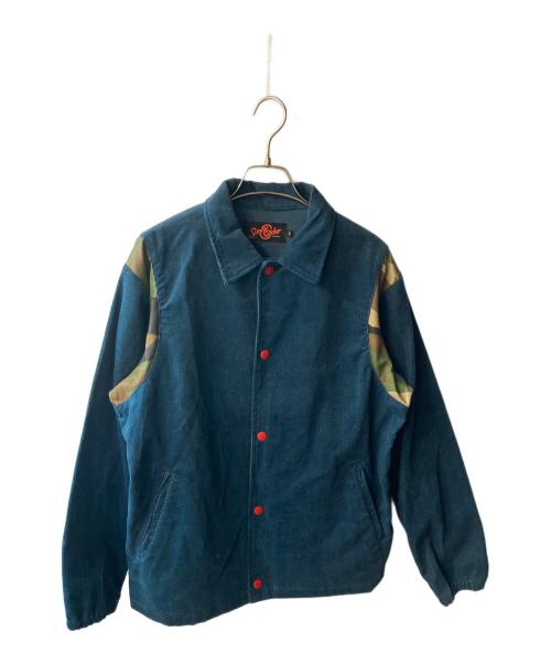 SUNNY SIDER（サニーサイダーズ）SUNNY SIDER (サニーサイダーズ) コーデュロイコーチジャケット ネイビー サイズ:Mの古着・服飾アイテム