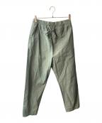 MIHARA YASUHIROミハラヤスヒロ）の古着「No Side Seam Long Pants」｜グリーン
