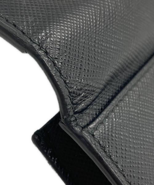 PRADA（プラダ）PRADA (プラダ) サフィアーノ カードケース ブラックの古着・服飾アイテム