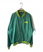 X-LARGEエクストララージ）の古着「SWEAT VARSITY JACKET」｜グリーン