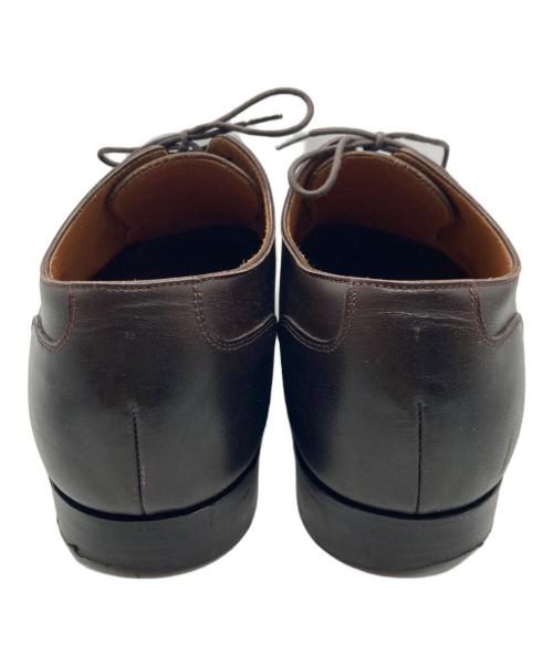 山陽山長（サンヨウヤマチョウ）山陽山長 (サンヨウヤマチョウ) Uチップシューズ ブラウン サイズ:8 1/2の古着・服飾アイテム