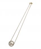 FENDIフェンディ）の古着「ロゴモチーフネックレス」｜ゴールド