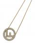 FENDI (フェンディ) ロゴモチーフネックレス ゴールド：17000円