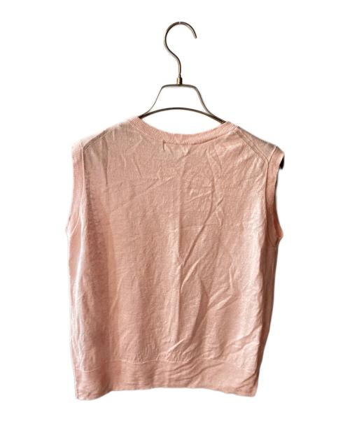 IENA（イエナ）IENA (イエナ) フレンチリネンノースリーブプルオーバー ピンク サイズ:freeの古着・服飾アイテム