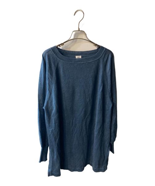 IENA（イエナ）IENA (イエナ) リネンニット ネイビー サイズ:freeの古着・服飾アイテム