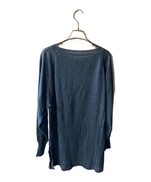 IENA（イエナ）IENA (イエナ) リネンニット ネイビー サイズ:freeの古着・服飾アイテム