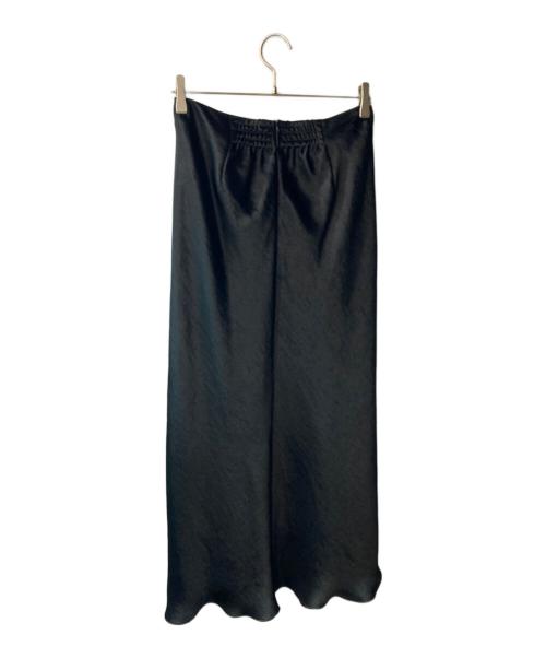 IENA（イエナ）IENA (イエナ) ダブルサテンスカート ブラック サイズ:40の古着・服飾アイテム