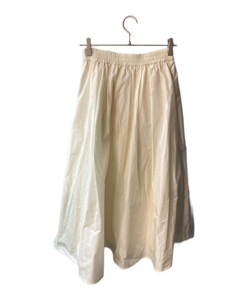 IENA（イエナ）IENA (イエナ) メモリータフタフレアスカート アイボリー サイズ:38の古着・服飾アイテム