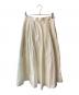 IENA（イエナ）の古着「メモリータフタフレアスカート」｜アイボリー