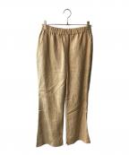 IENAイエナ）の古着「フレンチリネンパンツ」｜ブラウン