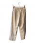 IENA (イエナ) ハイウエストワイドストレートトラウザーズ ベージュ サイズ:38 未使用品：5000円