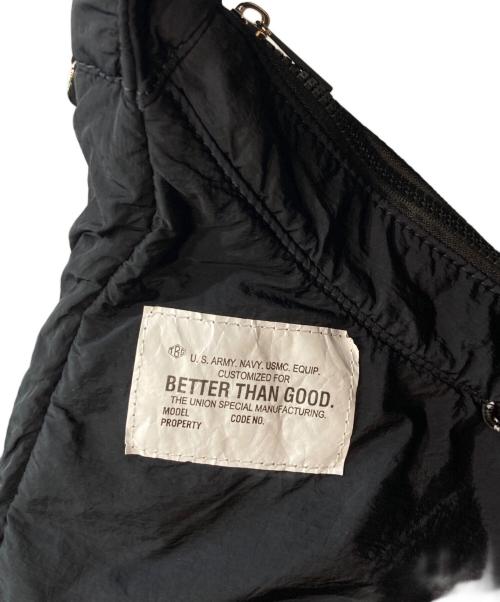 BETTER THAN GOOD（ベターザングッド）BETTER THAN GOOD (ベターザングッド) ショルダーバッグ ブラックの古着・服飾アイテム