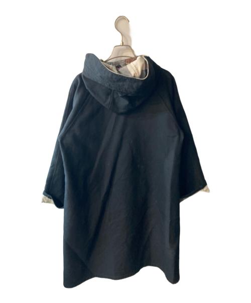 BLUE LABEL CRESTBRIDGE（ブルーレーベルクレストブリッジ）BLUE LABEL CRESTBRIDGE (ブルーレーベルクレストブリッジ) フーデッドコート ブラック サイズ:38の古着・服飾アイテム