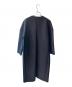 LANVIN en Bleu (ランバンオンブルー) ノーカラーコート ネイビー サイズ:38：6000円