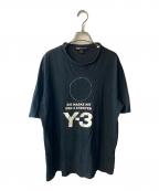 Y-3ワイスリー）の古着「Stacked Logo Tee」｜ブラック