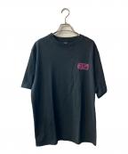 HUFハフ）の古着「MASH UP TEE」｜ブラック