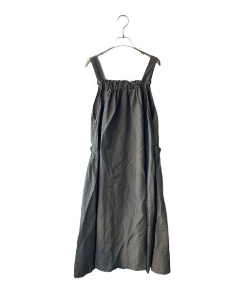 Curensology（カレンソロジー）Curensology (カレンソロジー) ノースリーブワンピース カーキ サイズ:freeの古着・服飾アイテム